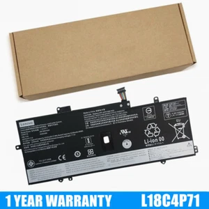 Genuine Battery L18C4P71 For Lenovo ThinkPad X1 Carbon 7th Gen 2019 8th Gen 2020 - Picture 1 of 2