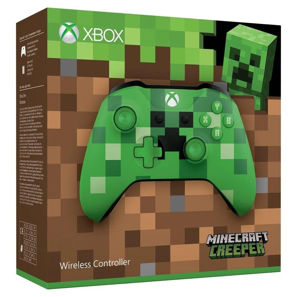 Microsoft Xbox One WL3-00057 Minecraft Creeper Gamepad