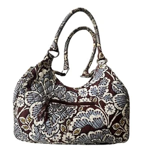Vera Bradley Hobo Slate Blooms Purse Bag w/ Magnetic Snap Closure - Picture 1 of 13
