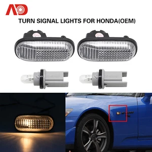SIDE MARKER FENDER LIGHT SET 2PCS FOR Honda S2000 2000-2009 S2K 33801 33851 - Bild 1 von 8