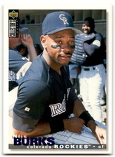 1995 COLLECTOR'S CHOICE ELLIS BURKS COLORADO ROCKIES #447