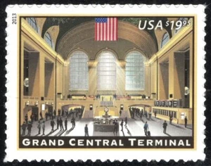 2013 Grand Central Station $19.95 denomination Sc 4739 MNH single - Typical - Picture 1 of 1