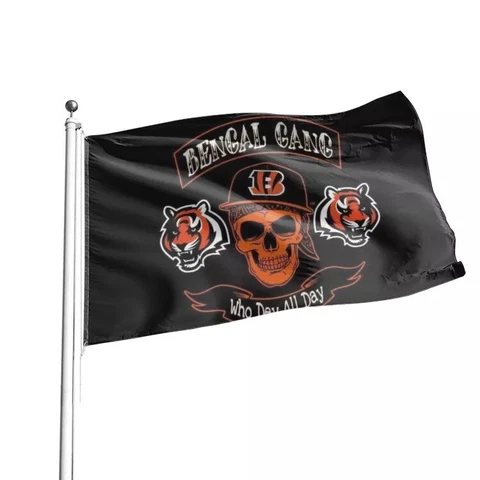 Cincinnati Bengals Bengal Gang 3X5 Flag Man Cave Cover