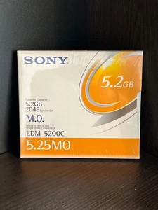 SONY EDM-5200C MO Media 5.2GB Rewritable Magneto Optical Disk NEW & SEALED - Bild 1 von 2