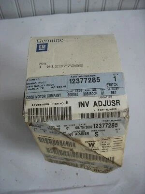 Nuevo interruptor ajustador de asiento GMC Yukon Silverado Tahoe 1997-2001 12377285 Foto 1 de 2