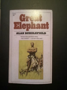 Great Elephant by Alan Scholefield PB Paperback 1968 Vintage Adventure- Nice* - Foto 1 di 2