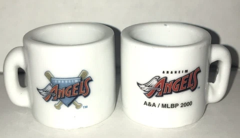 MLB Team Mini Mug Ceramic 2000 Anaheim Angles Miniature Super Small Coffe Cover
