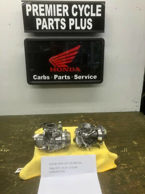 1986 - 1991 SUZUKI INTRUDER VS 700-750 SET OF MIKUNI CARBS CARBURETORS  - Image 1 of 4