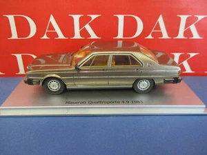 1/43 Modellino Auto Maserati Quattroporte 4.9 1983 Marrone Colorado Met by Kess - Foto 1 di 5