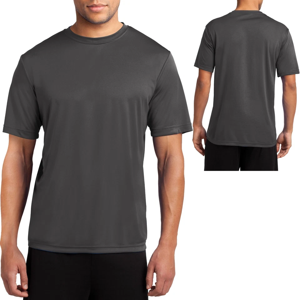 Camiseta de ajuste seco para hombre Camiseta de entrenamiento que absorbe la humedad S, M, L, XL, 2XL, 3XL, 4XL NUEVA Foto 1 de 1