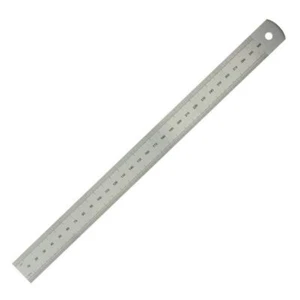 Regla de regla de acero inoxidable Moore & Wright 300 mm 12\" para ingenieros tradicionales ER112 - Imagen 1 de 3