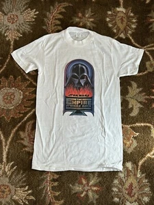 Vintage Star Wars T-Shirt Empire Strikes Back Black Falcon Ltd. Size Small - Picture 1 of 9