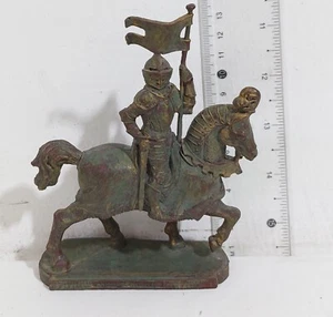 65428 Soldatino a cavallo in plastica FONTANINI - Armatura XVI Secolo - cm 14 - Picture 1 of 4