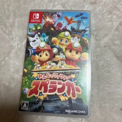 Minna de Wai Wai Spelunker Switch Game Japan Import Square Enix Platformer JP - Image 1 of 4