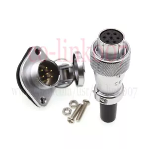 WS16 7pin Electrical Connector male female,Panel Mount Connector Plug Socket 5A - Picture 1 of 7