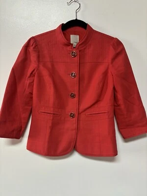 Blazer coral halógeno 100% algodón talla XS Foto 1 de 4