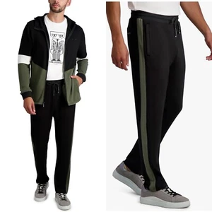 Set 199 $ Karl Lagerfeld Herren Block Hoodie & 179 $ Trainingshose Cargo Größe M - Bild 1 von 11