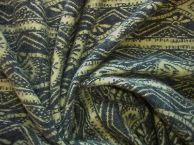 PRETTY WOMAN 1 Lfm Jersey 4,50€/m² Sweatshirtstoff gelb, schwarz 100% Baumwolle KD18