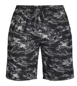 Athletic Works Men's Active Mesh Shorts,9" Inseam, 3XL, Blk&Silver, NWT,FREESHIP - Picture 1 of 5