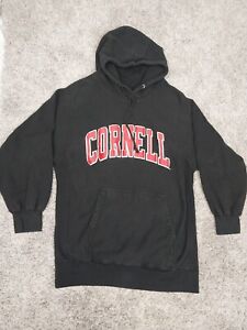 Vintage 90’s MV Sport Cornell Hoodie Sweatshirt Mens Size Medium Black