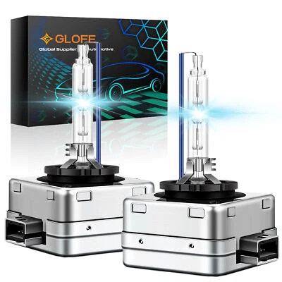 2 Pack D1S D1C 8000K Ice Blue 66140 66144 85410 85415 HID Headlight Lamp Bulbs - Image 1 of 4