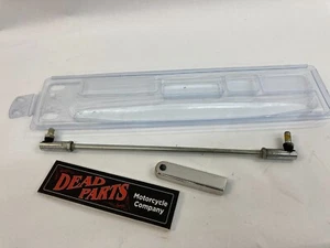 Harley 12" shift shifter rod linkage shaft w/stainless trim cover - Imagen 1 de 2