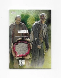 Walking Dead Temporada 5 Caminante Disfraz Reliquia Tarjeta Dúo (b) - Imagen 1 de 1