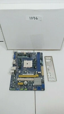 Foxconn A55MX, AMD FM1 A55 (Hudson D2) Micro ATX Motherboard #1036 - Image 1 of 4