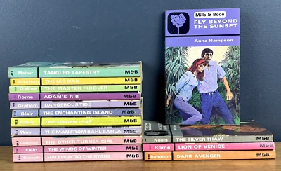Mills & Boon x16 Vintage Romance Harlequin Novels Sexy Retro Love Bulk Bundle - Image 1 of 4