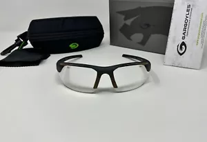 Gafas de sol de seguridad Gargoyles® Vortex ANSI negro mate, lentes transparentes 10700218, QTM - Imagen 1 de 11