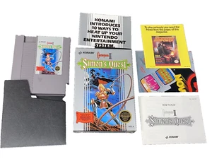 Castlevania II 2 Simon's Quest Nintendo NES CIB 100% completo di tutti gli inserti - Foto 1 di 14