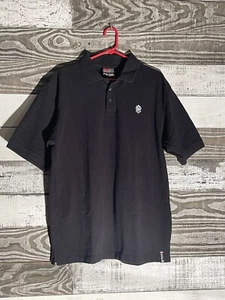 Southpole Polo Shirt Mens XXL Black 100% Cotton Logo Authentic Collection NICE - Picture 1 of 8