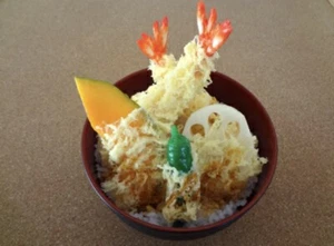 Lebensmittelprobenware Sehnenschale Japanisches Essen Made in Japan Tempura - Bild 1 von 3