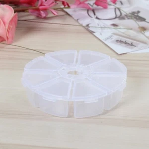 Space Saving Plastic Desktop Organizer with 8 Grids for Jewelry and Cosmetics - Picture 1 of 9