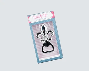 Parisian Fleur De Lis Bottle Opener Bridal Shower Wedding Favors - Picture 1 of 1