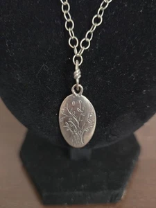 SILPADA N1878 VINTAGE STERLING 925 TREE OF LIFE “FAMILY” NECKLACE - Picture 1 of 11