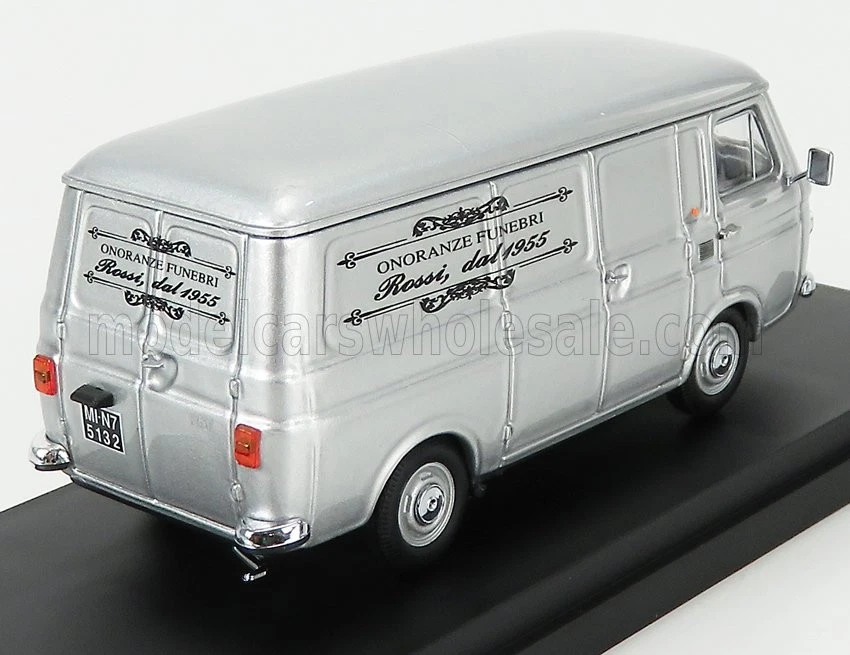 wonderful resin-modelcar 1/43 FIAT 238 HEARSE VAN - Italy - 1972 - silvergrey - Image 1 of 1