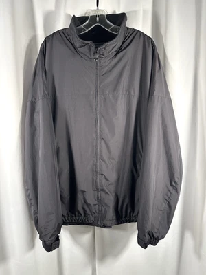 Chaqueta cortavientos Pacific Trail Outdoor Wear XXL forrada negra cremallera completa para hombre Foto 1 de 4