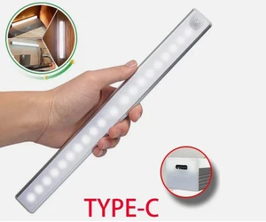 LED Bewegungssensor Unterbauleuchte USB Wiederaufladbare 3Farben Lampe für Küche - Bild 1 von 13