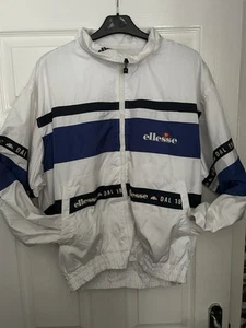 Ellesse Men's Vintage Windbreaker Japanese Style Size Large Rare Piece - Picture 1 of 8