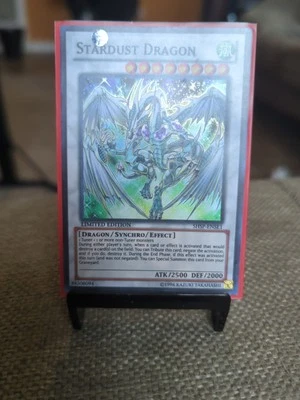 Yu-Gi-Oh Stardust Dragon SHSP-ENSE1 Super Rare Limited Edition - Image 1 of 2
