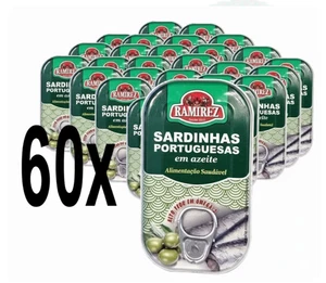 RAMIREZ Portugiesische Sardinen 125 g In nativem Olivenöl – Premium‑Qualität x60 - Bild 1 von 2