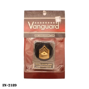 Rank Challenge Coin with Sleeve ~ US Army Sergeant Major E9 ~ Gun Metal ~ NEW - Picture 1 of 4