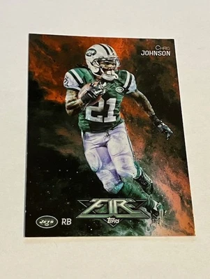 CHRIS JOHNSON 2014 Topps Fire # 94 FOIL FLAME Jets - Image 1 of 2