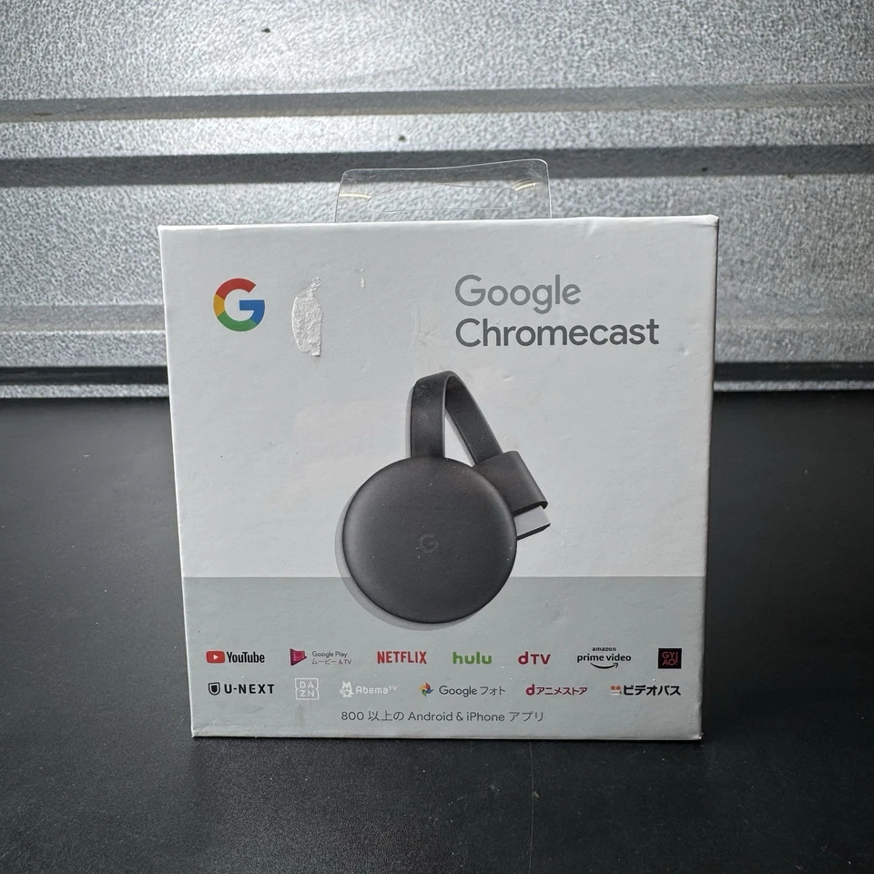 Google Chromecast 3rd Generation Charcoal GA00439-JP JAPAN