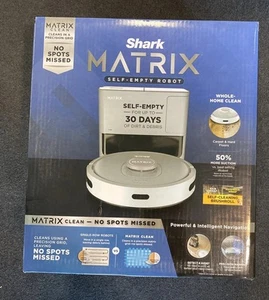 Shark MATRIX Whole-Home Self-Empty Robot Vacuum UR2350S White BRAND NEW - Picture 1 of 3