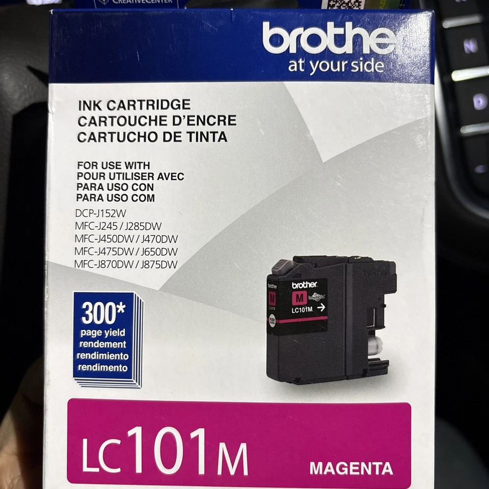 New Genuine Brother LC101 Magenta Ink Cartridge DCP-J152W MFC-J285DW - Image 1 of 1