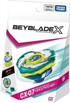 Nuevo Takara Tomy Beyblade X CX-07 Starter Pegasus Blast ATR Foto 1 de 4