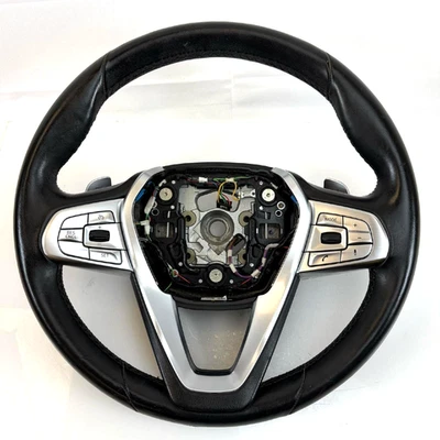 BMW 750i 740 760 16-19 OEM negro volante deportivo asistencia al conductor térmica Foto 1 de 4