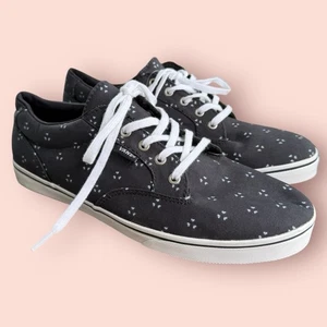 Vans Off The Wall Damen 10 schwarz Canva Schnürschuhe Low-Top Skateschuhe Herz - Bild 1 von 5
